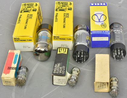 various-Lot of guitar amp valves / tubes